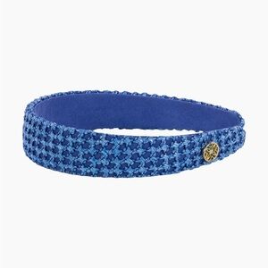 NWT Lilly Pulitzer knot caning headband Blue Stream